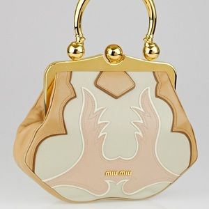 Miu Miu leather top handle bag RNF806 like new